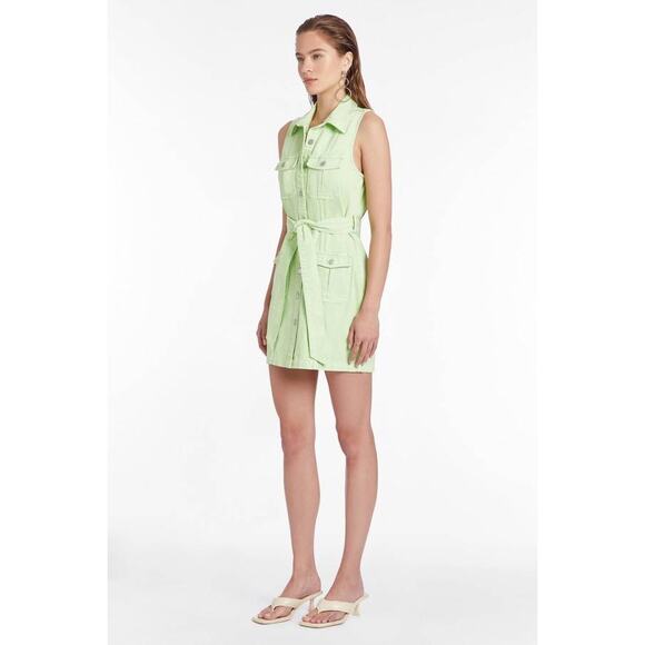 Amanda Uprichard Green Mini Dress - Picture 4 of 6